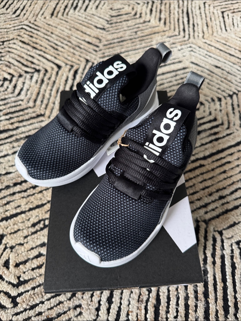 adidas Lite Racer Adapt 7.0 Slip-On Sneakers, size kids 12